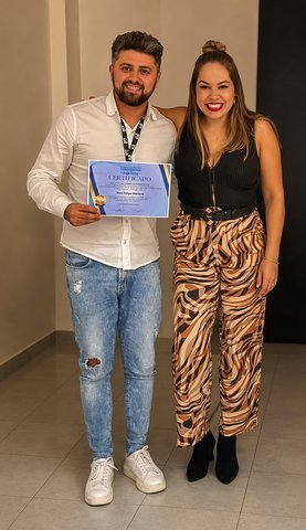 Jean com Bianca Ogata