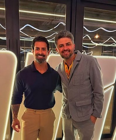 Jean com Guto Galamba